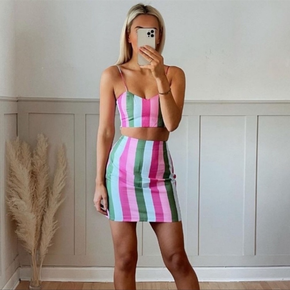 Zara bloggers favorite skirt set